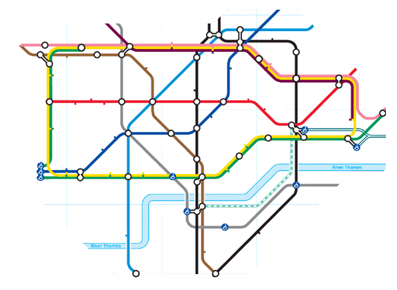 Imagequiz Central London Tube Map